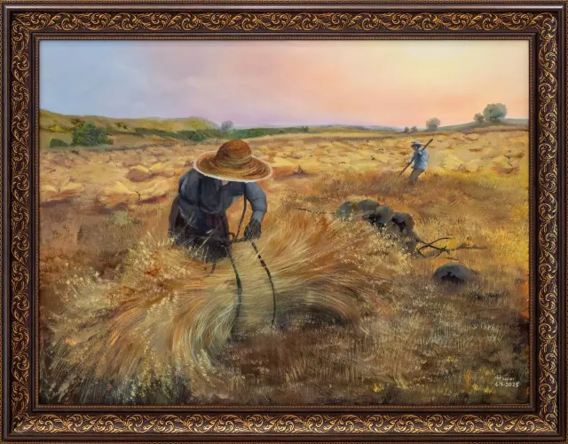 دروێنە — Oil on canvas, Kurdish Heritage, by Hawar Arts