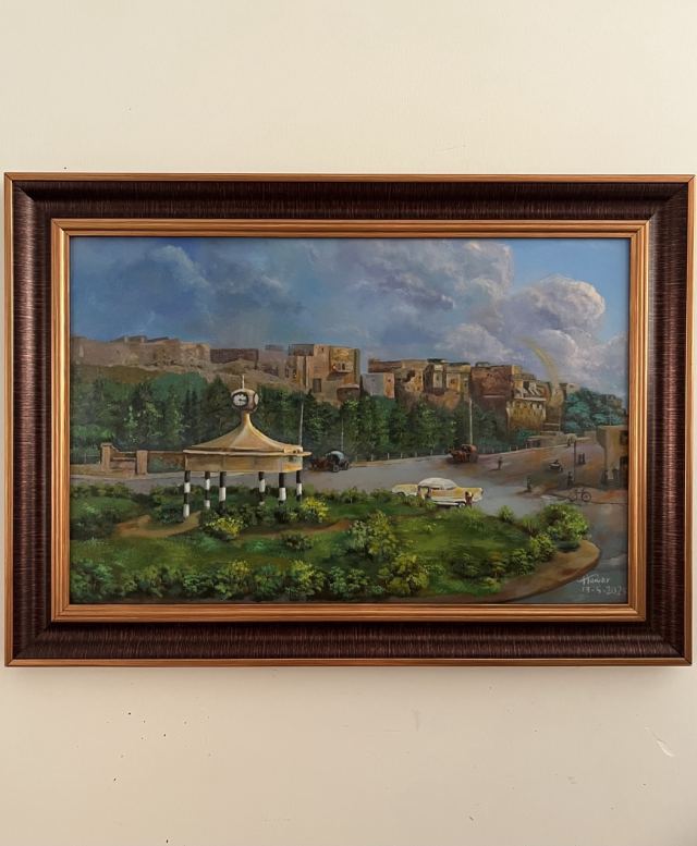 Old City Of Kirkuk — Oil on canvas, Landscape, by Hawar Arts