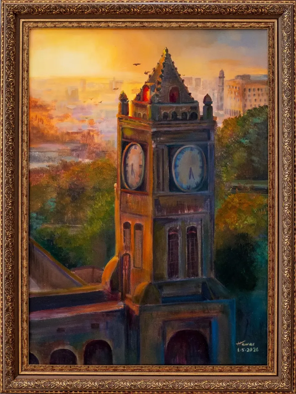 Hawar Arts painting at LAN Gallery
